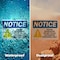 Signmission Equine Quarantine Do Sign, Vinyl Decal, 14in W x 10in L, 2PK OS-2PACK-NS-D-1014-L-15638 - alternate 2